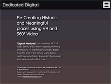 Tablet Screenshot of dedicateddigital.com